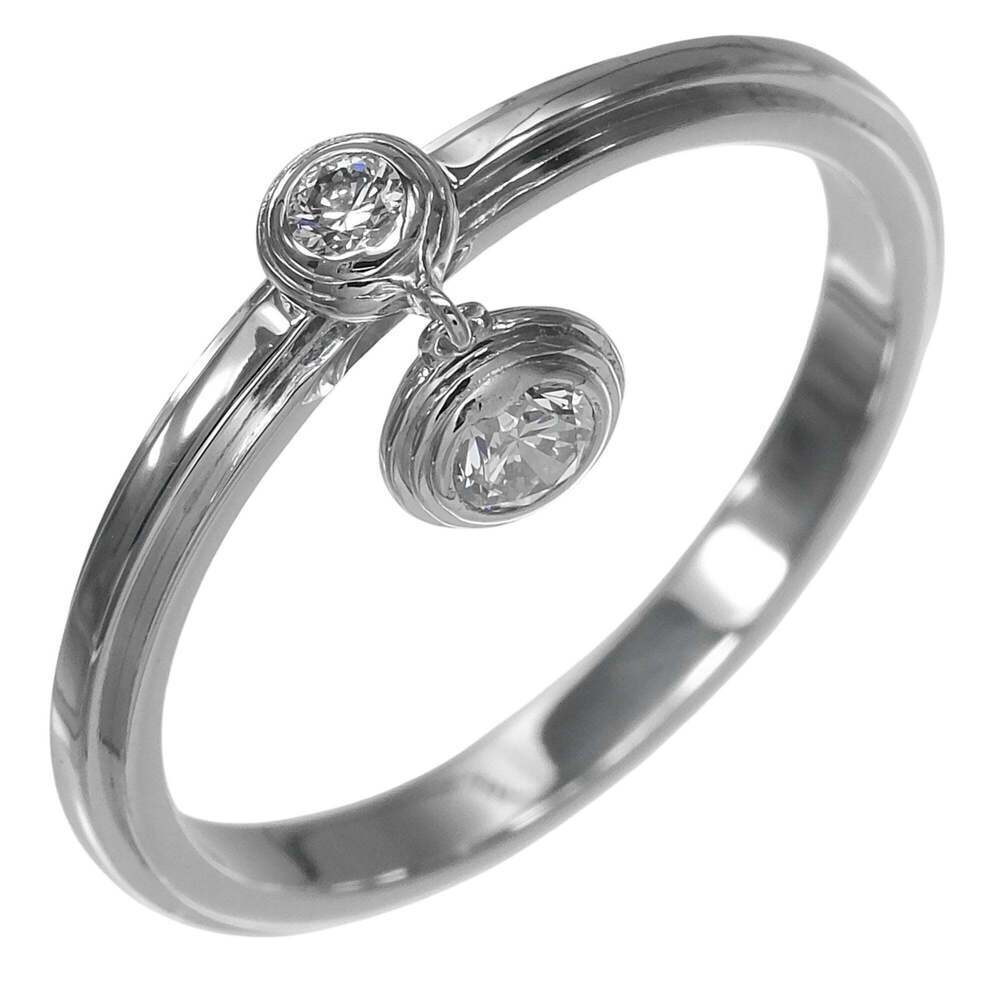 CARTIER Silver Diamond Ring